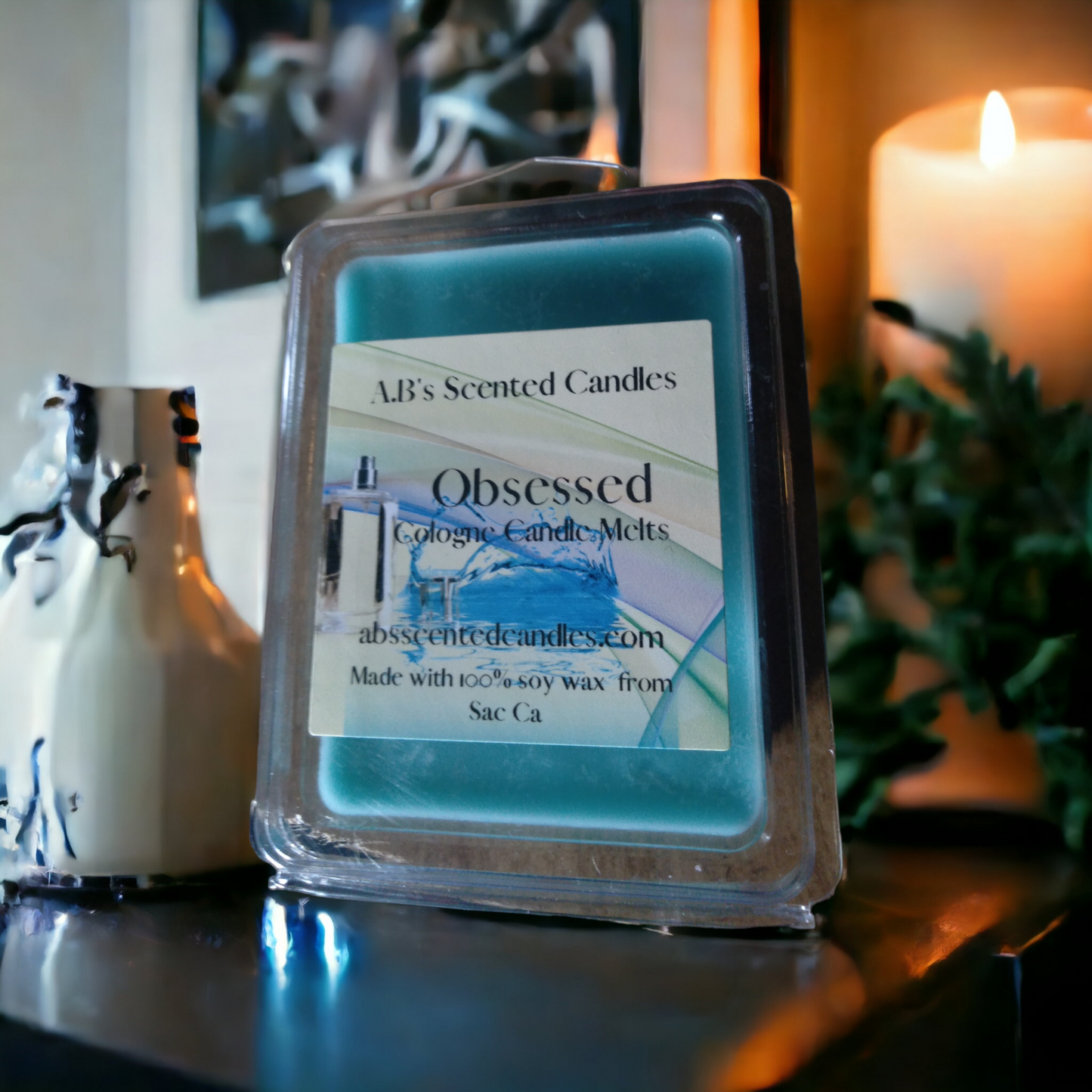 Obsessed men cologne candle melts