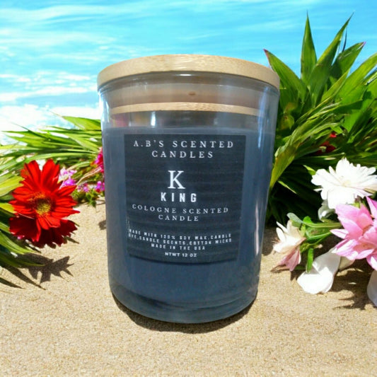 King Cologne Scented Candle