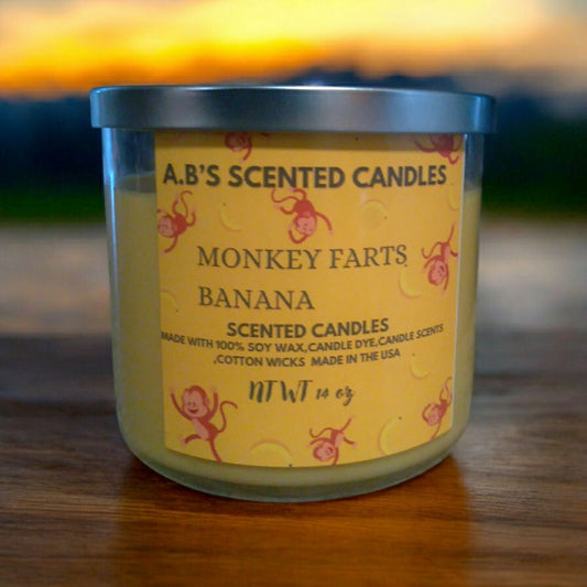 Monkey Fart Scented Candle