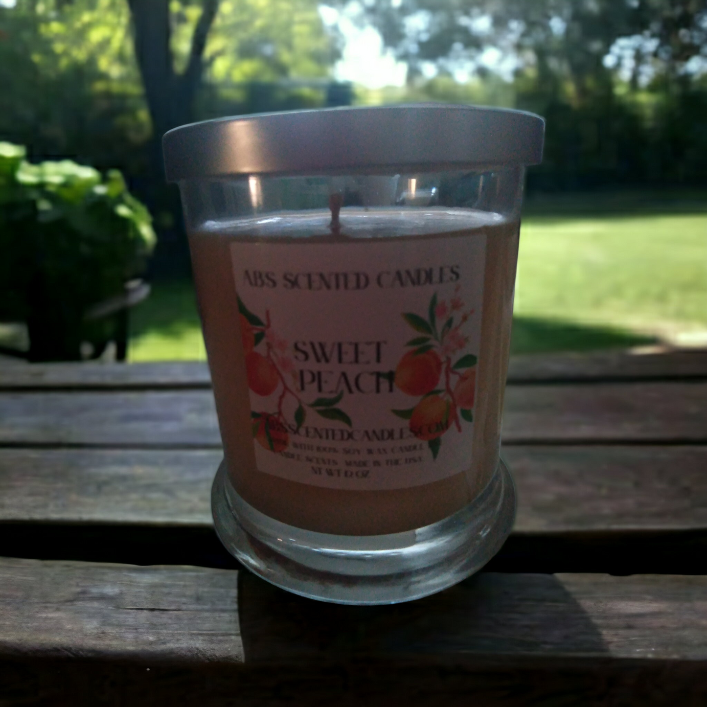 Sweet Peach Scented Candles