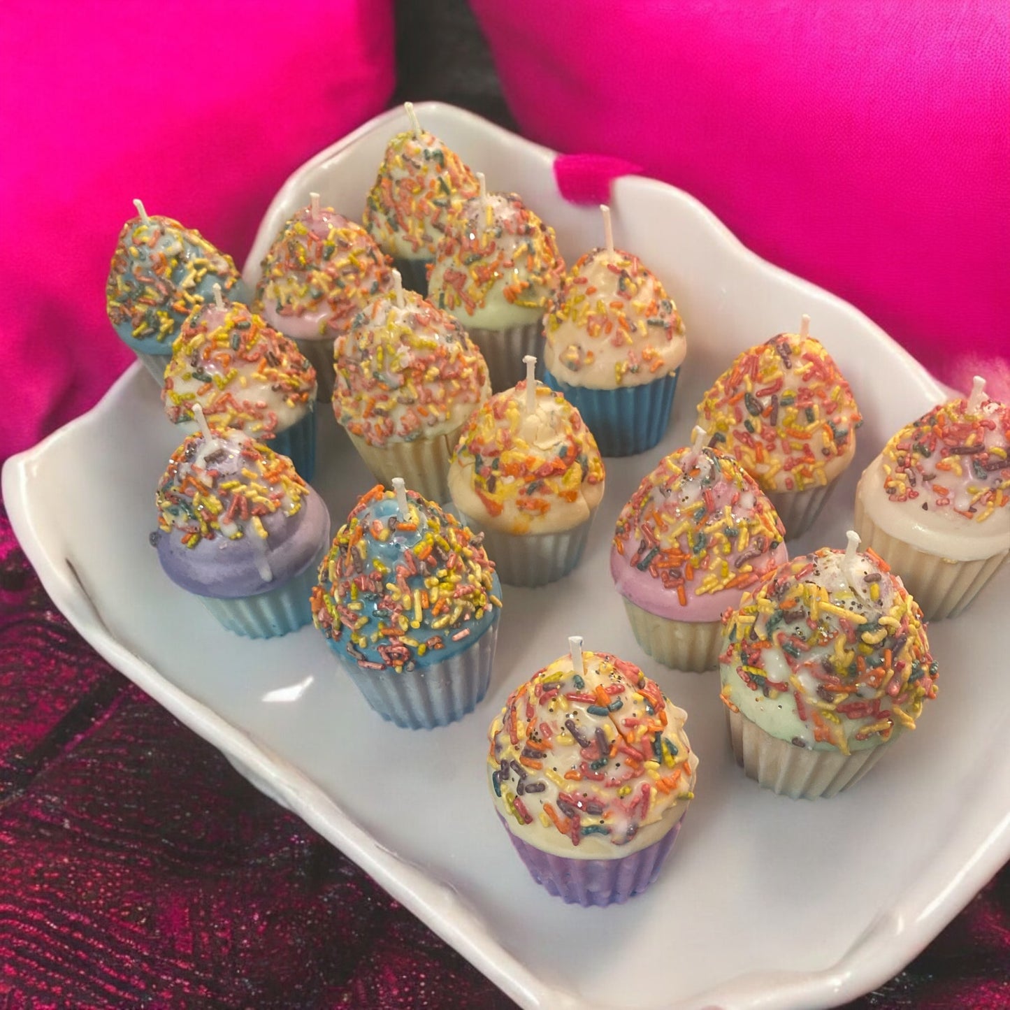 Sweet Cupcake Scented Candles