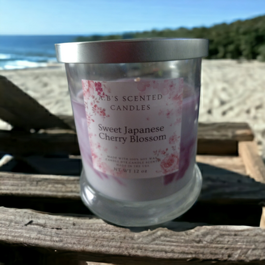 Japanese Cherry Blossom Scented Candles