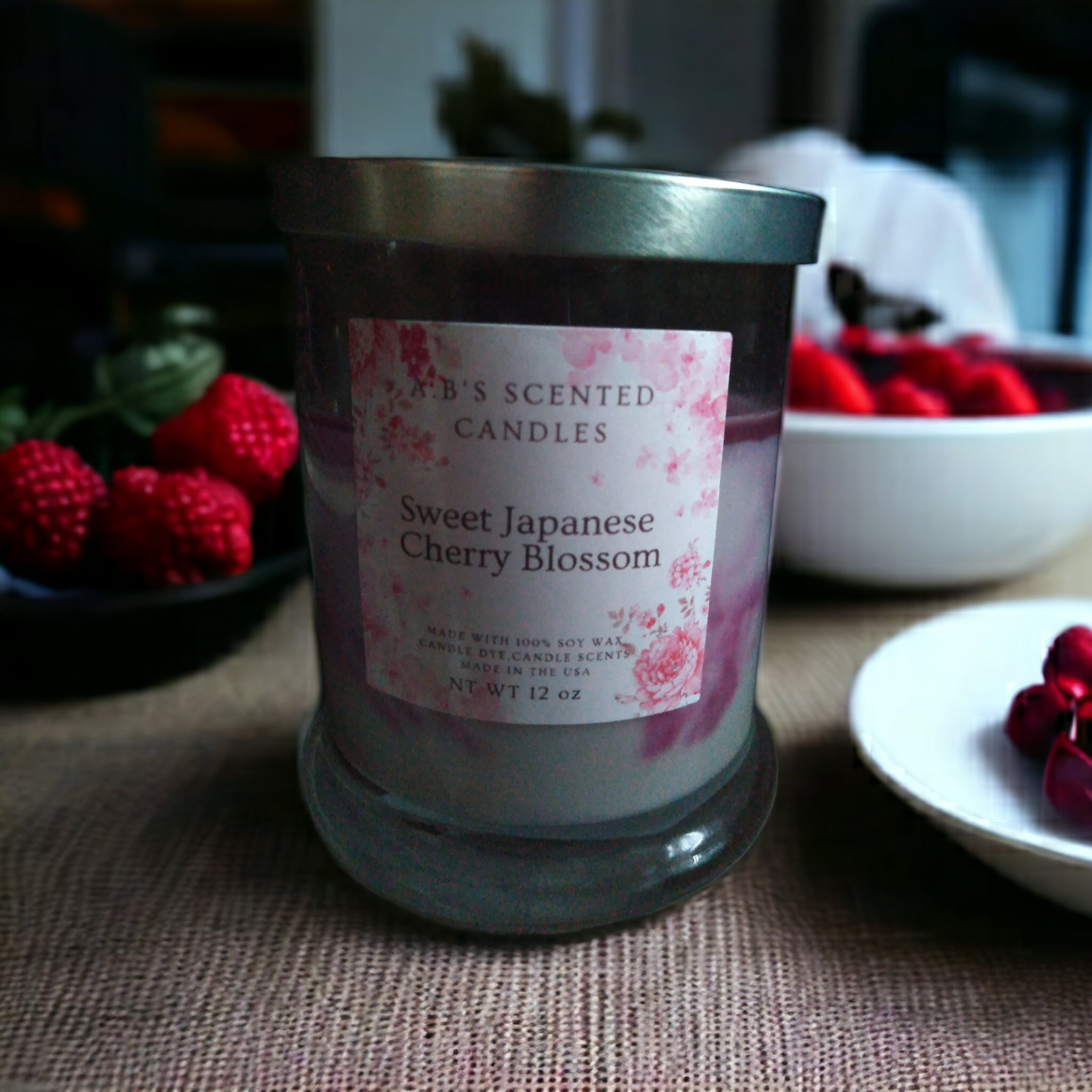 Japanese Cherry Blossom Scented Candles