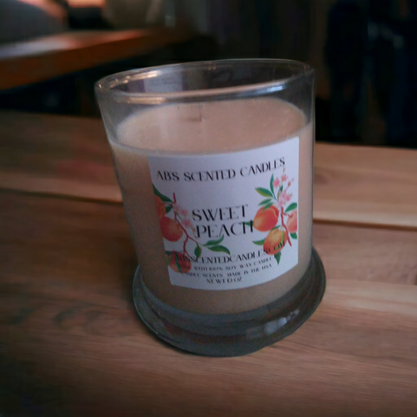 Sweet Peach Scented Candles