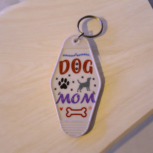 Dog Mom key chain