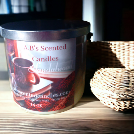 Sandalwood  Scented Candles